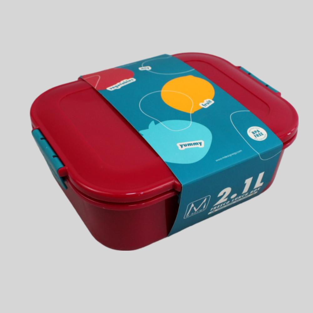 Fuchsia/Teal The New M-Design Fresco Lunch Box - 2.1 L - Ourkids - M Design