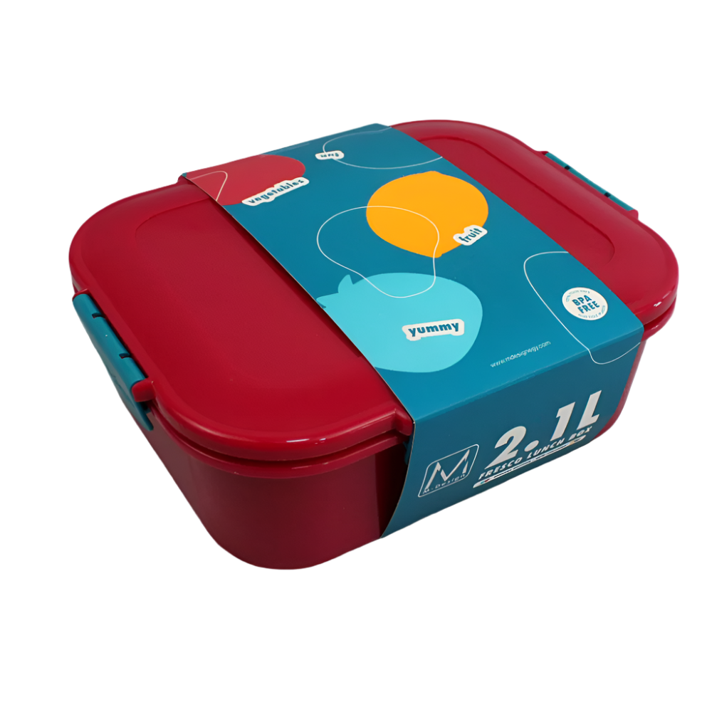 Fuchsia/Teal The New M-Design Fresco Lunch Box - 2.1 L - Ourkids - M Design