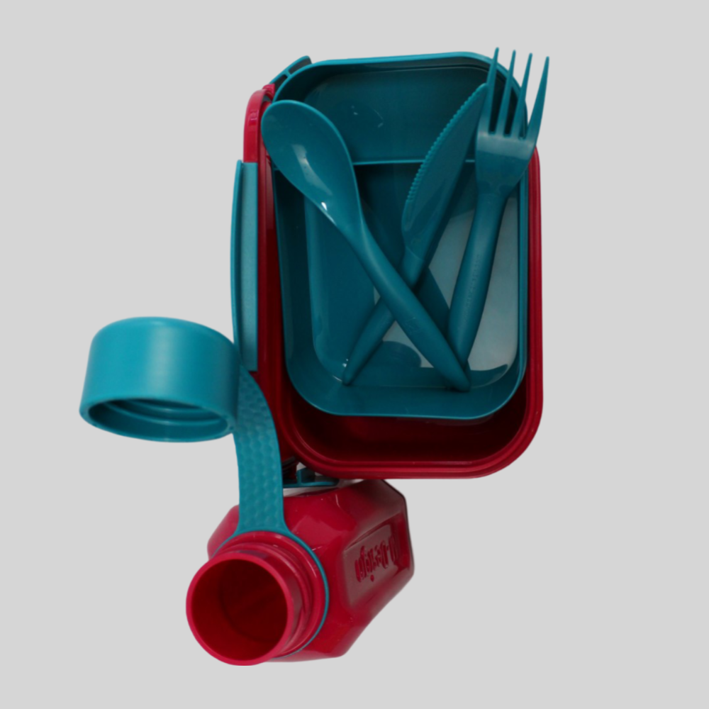 Fuchsia/Teal The New M-Design Lunch Set - 1.1 L - Ourkids - M Design