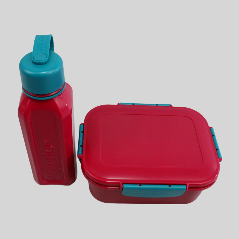 Fuchsia/Teal The New M-Design Lunch Set - 1.1 L - Ourkids - M Design