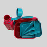 Fuchsia/Teal The New M-Design Lunch Set - 1.1 L - Ourkids - M Design