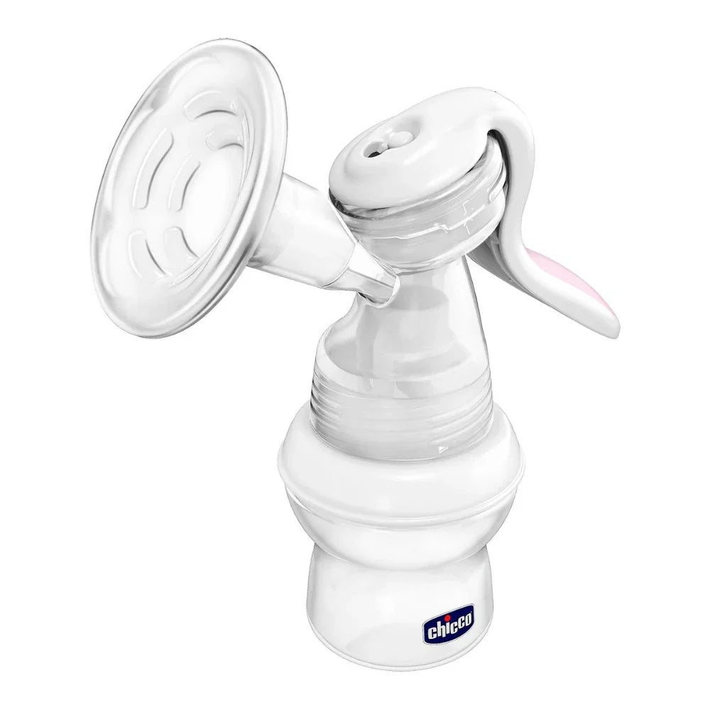 Chicco Plastic Manual Breast Pump – White - Baby Essentials