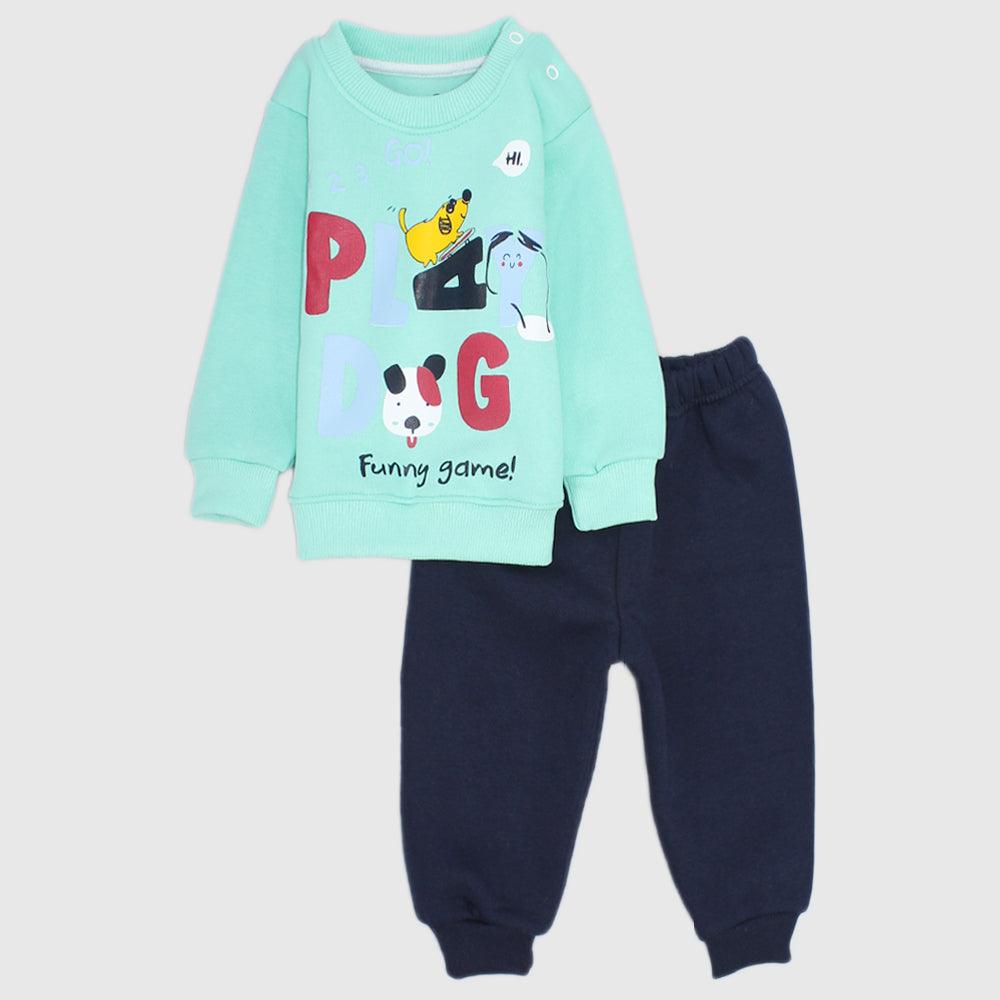 Fun Games Long-Sleeved Fleeced Pajama - Ourkids - JOKY