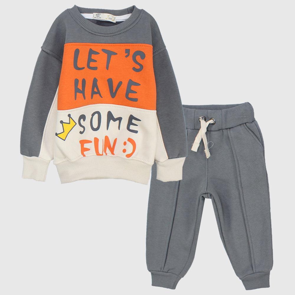 FUN Long-Sleeved Fleeced Pajama - Ourkids - Sotra