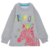 Fun Zebra Long-Sleeved Fleeced Pajama - Ourkids - JOKY