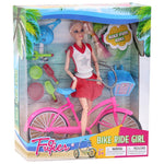 Fuqier Doll on Bicycle - Ourkids - Fuqier