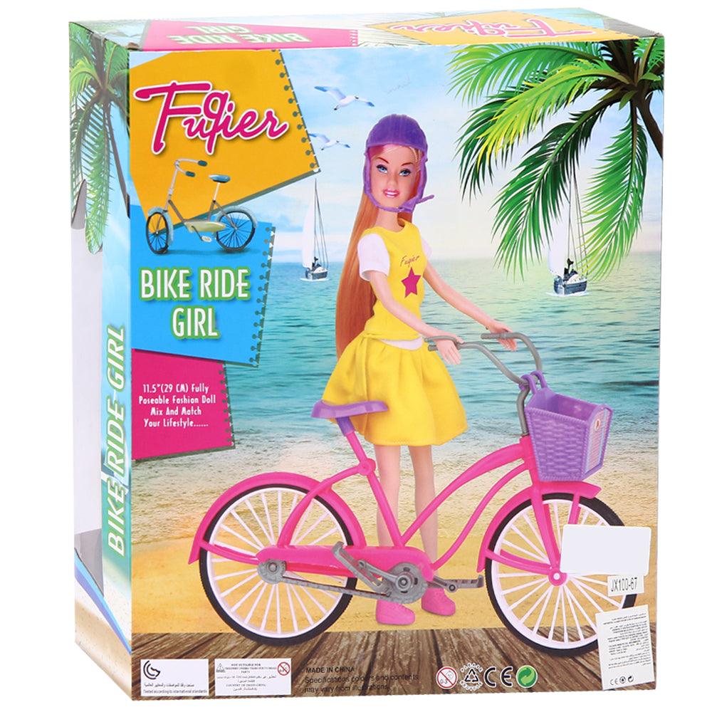 Fuqier Doll on Bicycle - Ourkids - Fuqier