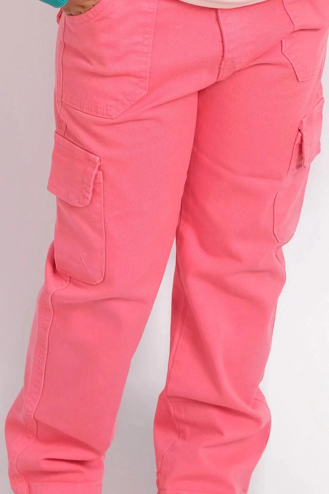 Gabardine Cargo Pants - Ourkids - Playmore