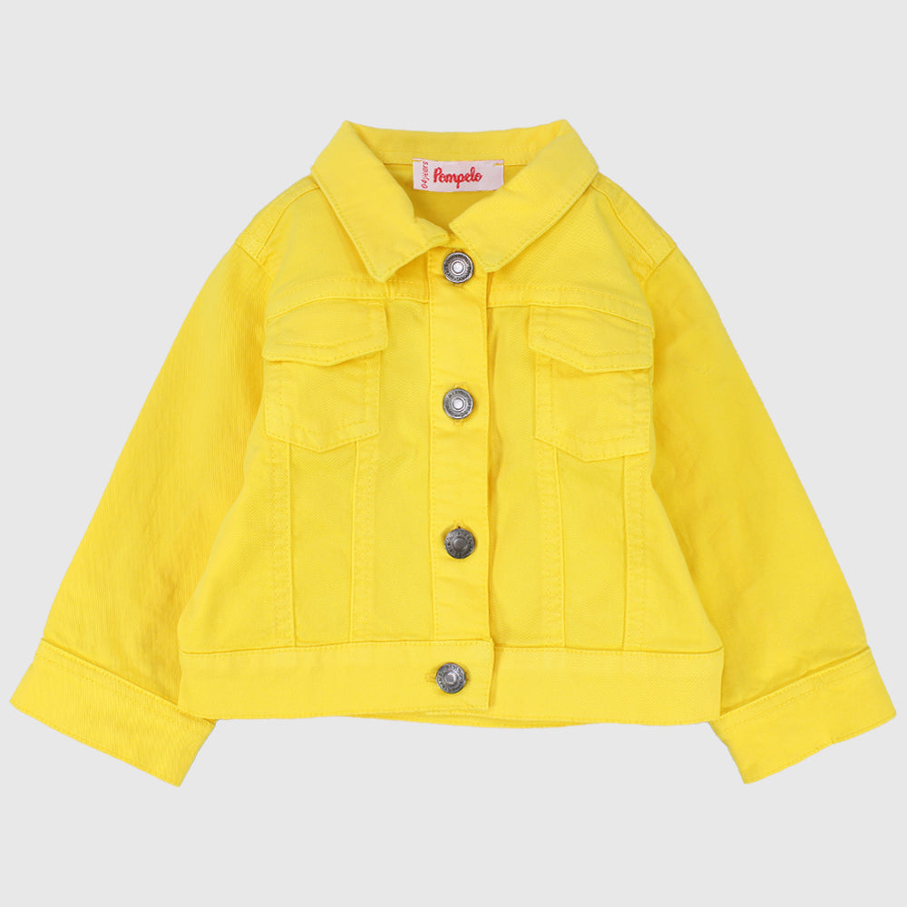 Gabardine Long-Sleeved Jacket - Ourkids - Pompelo