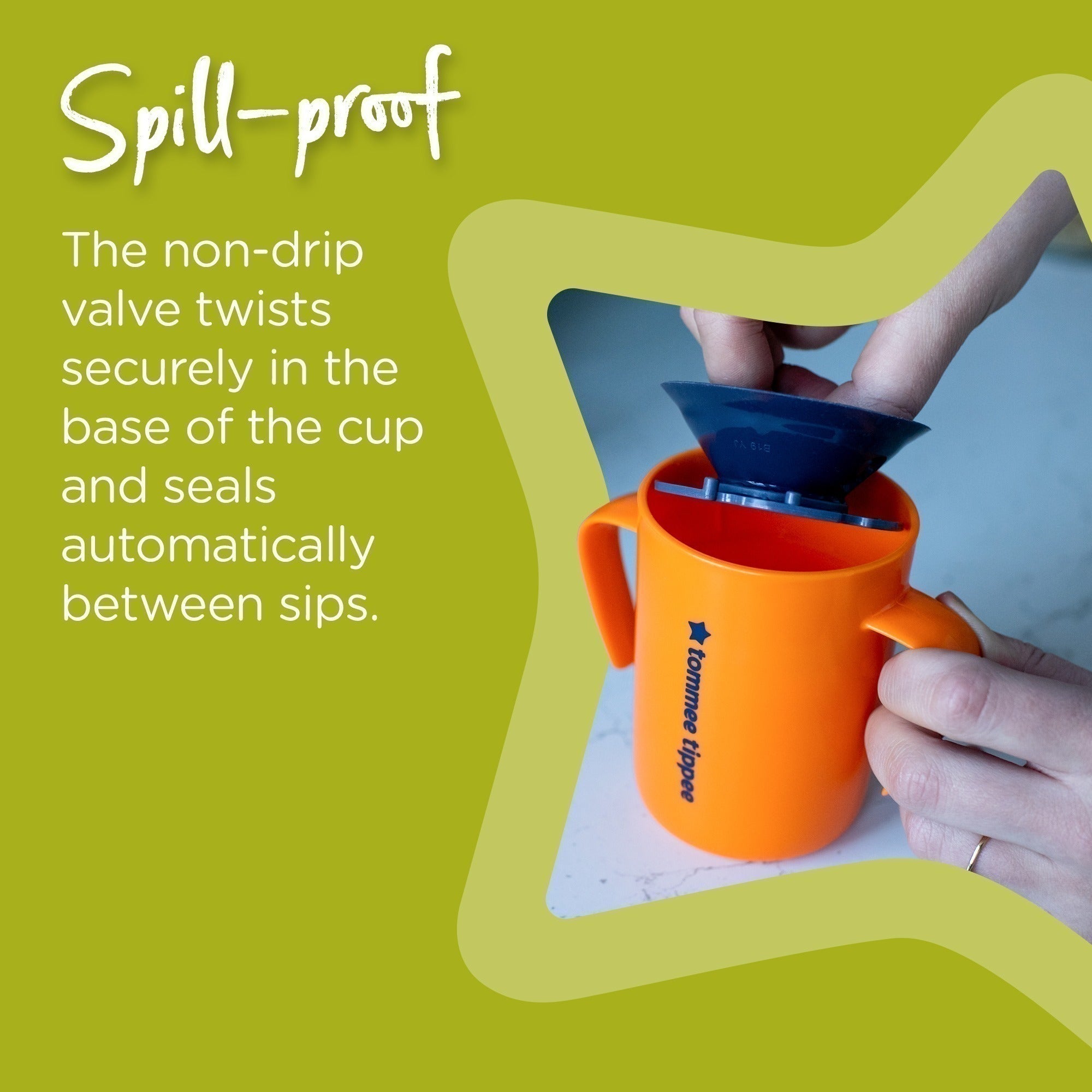 Easiflow 360° Non-Spill Cup – Orange