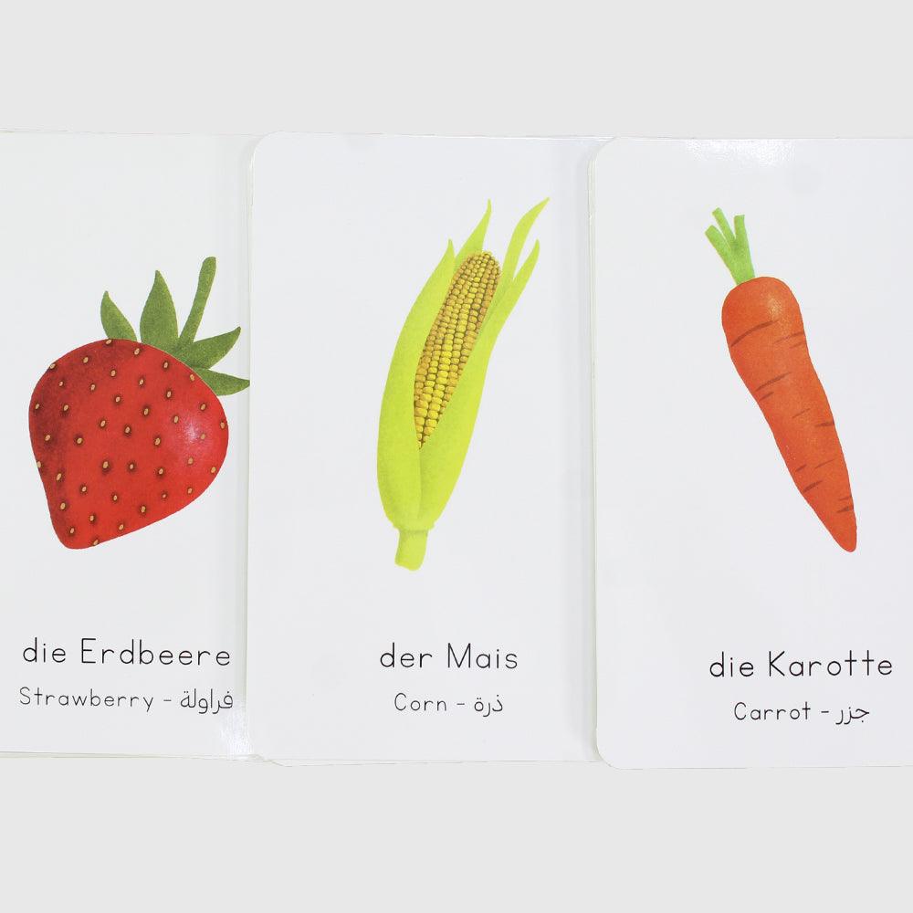 German (AR+EN) | Fruits & Vegetables - Ourkids - Lanalou