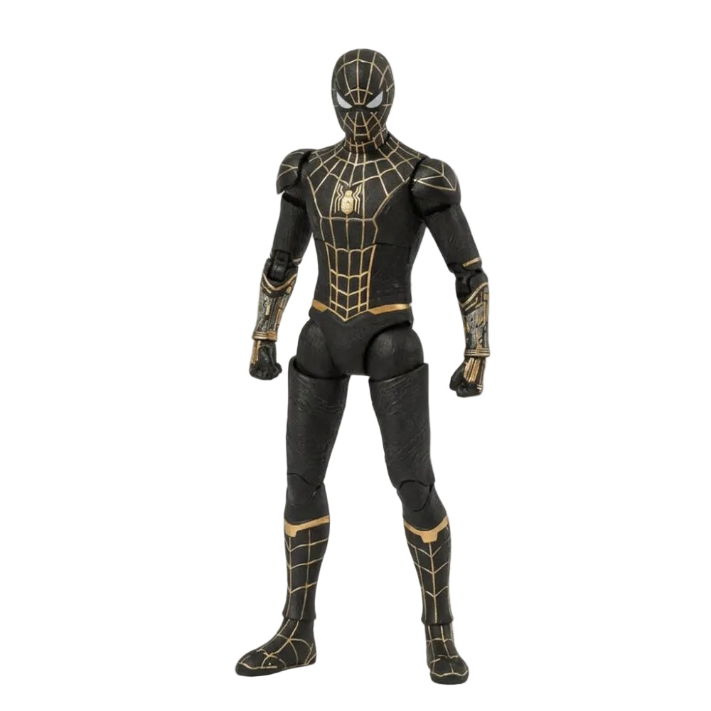 Spider-Man No Way Home Black and Gold Suit Action Figure