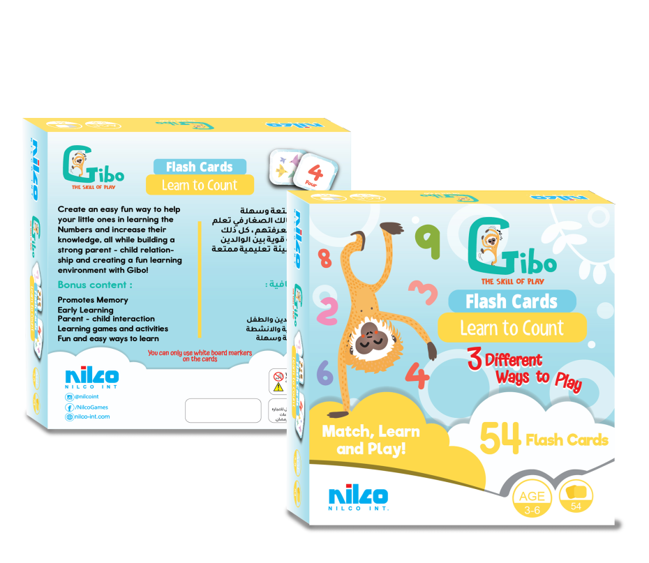 Gibo flash cards learn to count - Ourkids - Nilco