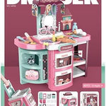 Girl's 2 in 1 Dresser (41 Pieces) - Ourkids - Milano