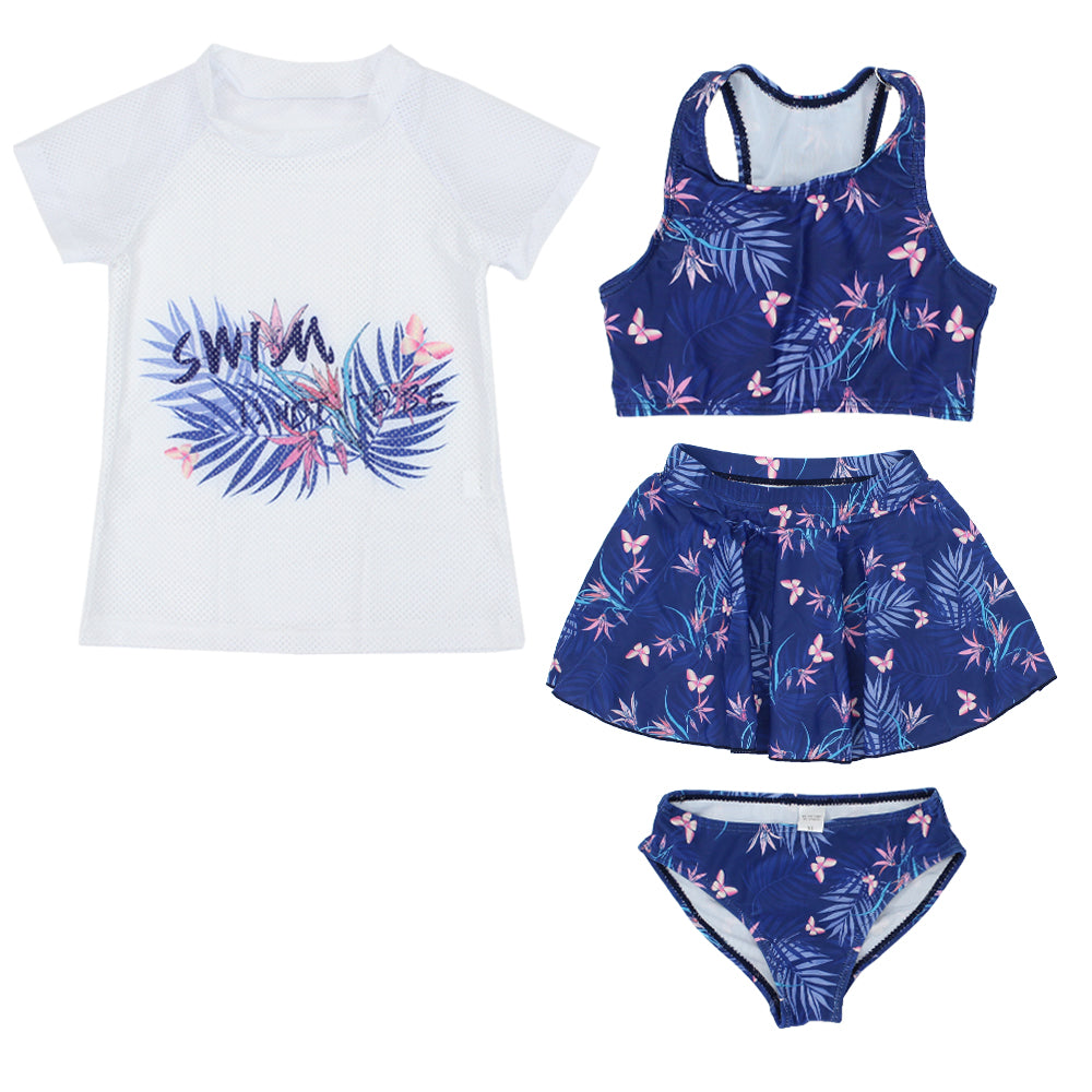 Girl's 4-Piece Swimsuit - Ourkids - Bella Bambino