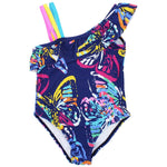 Girl's One-Piece Butterfly Swimsuit - Ourkids - Global