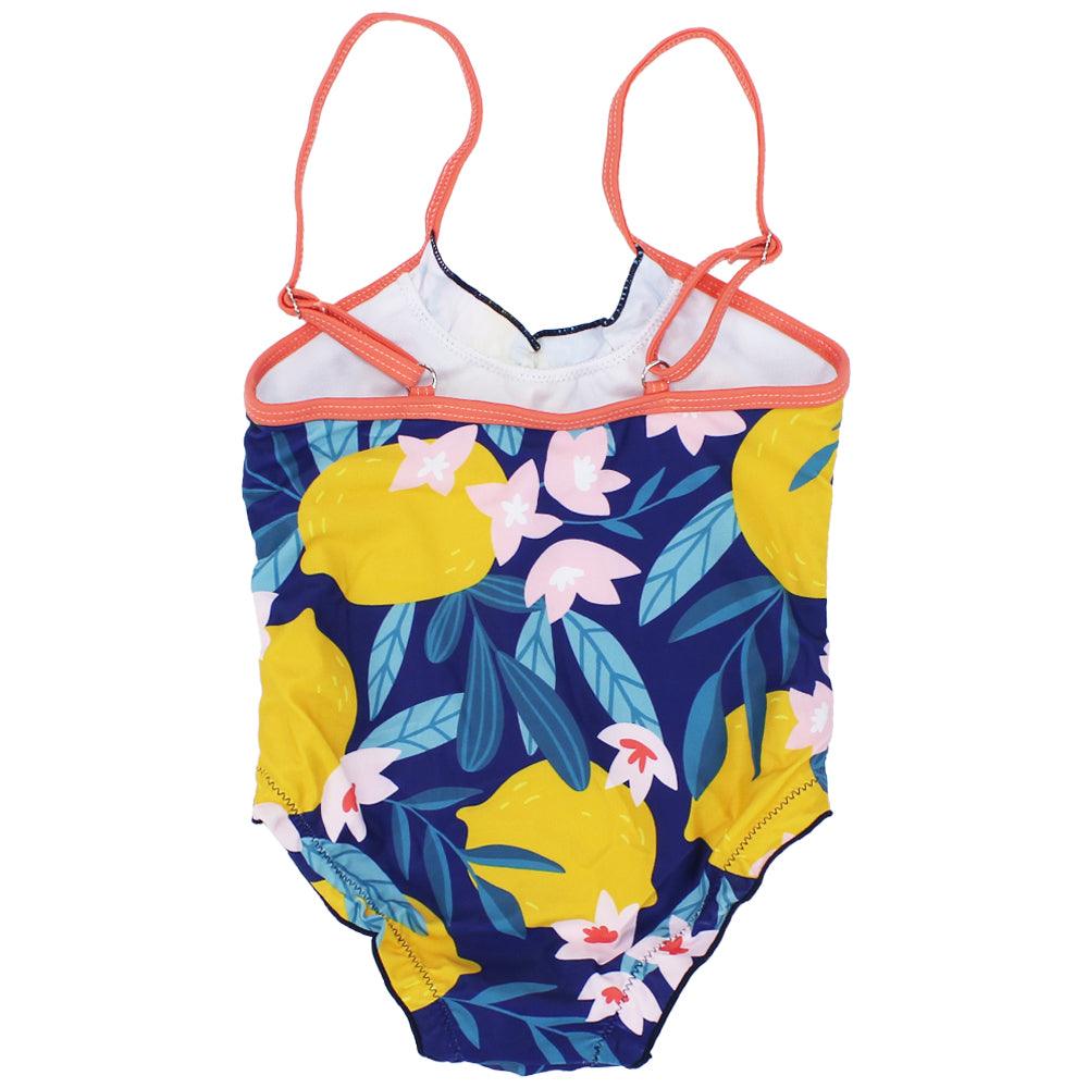 Girl's One-Piece Flowery Swimsuit - Ourkids - Global