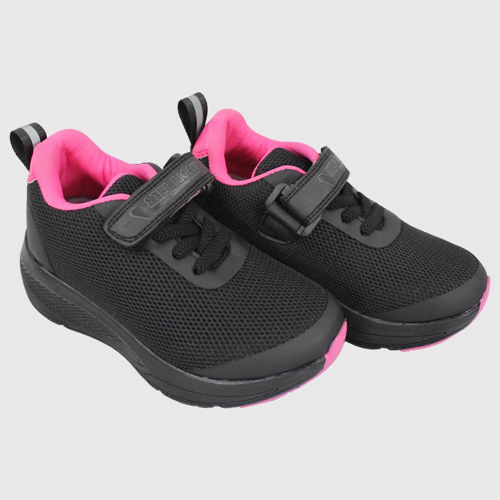 Girls' Black Sneakers - Ourkids - Step Right