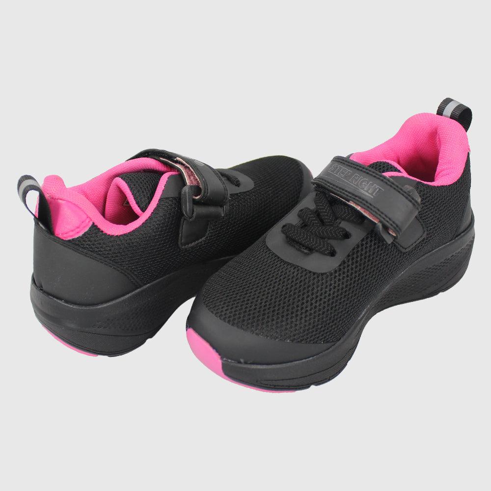 Girls' Black Sneakers - Ourkids - Step Right