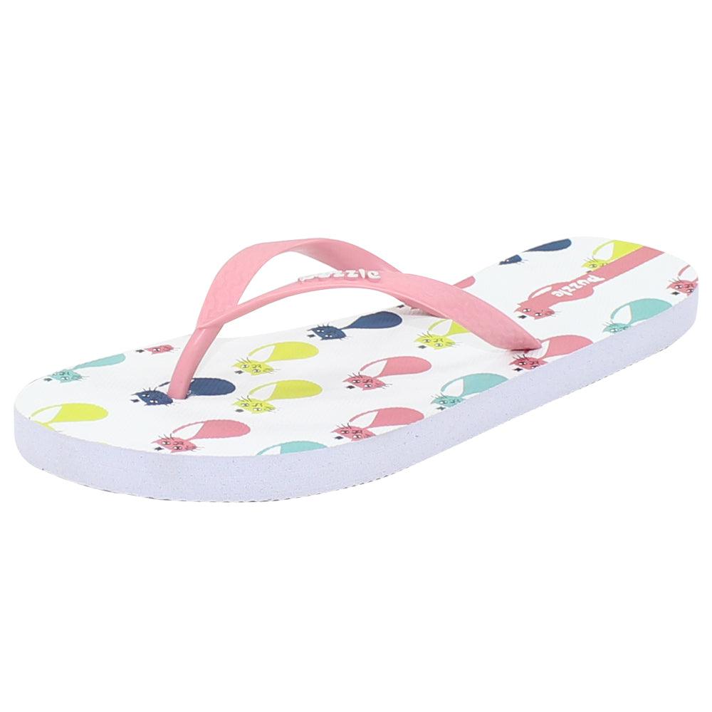Girls' Colored Kitties Flip-Flops - Ourkids - PUZZLE