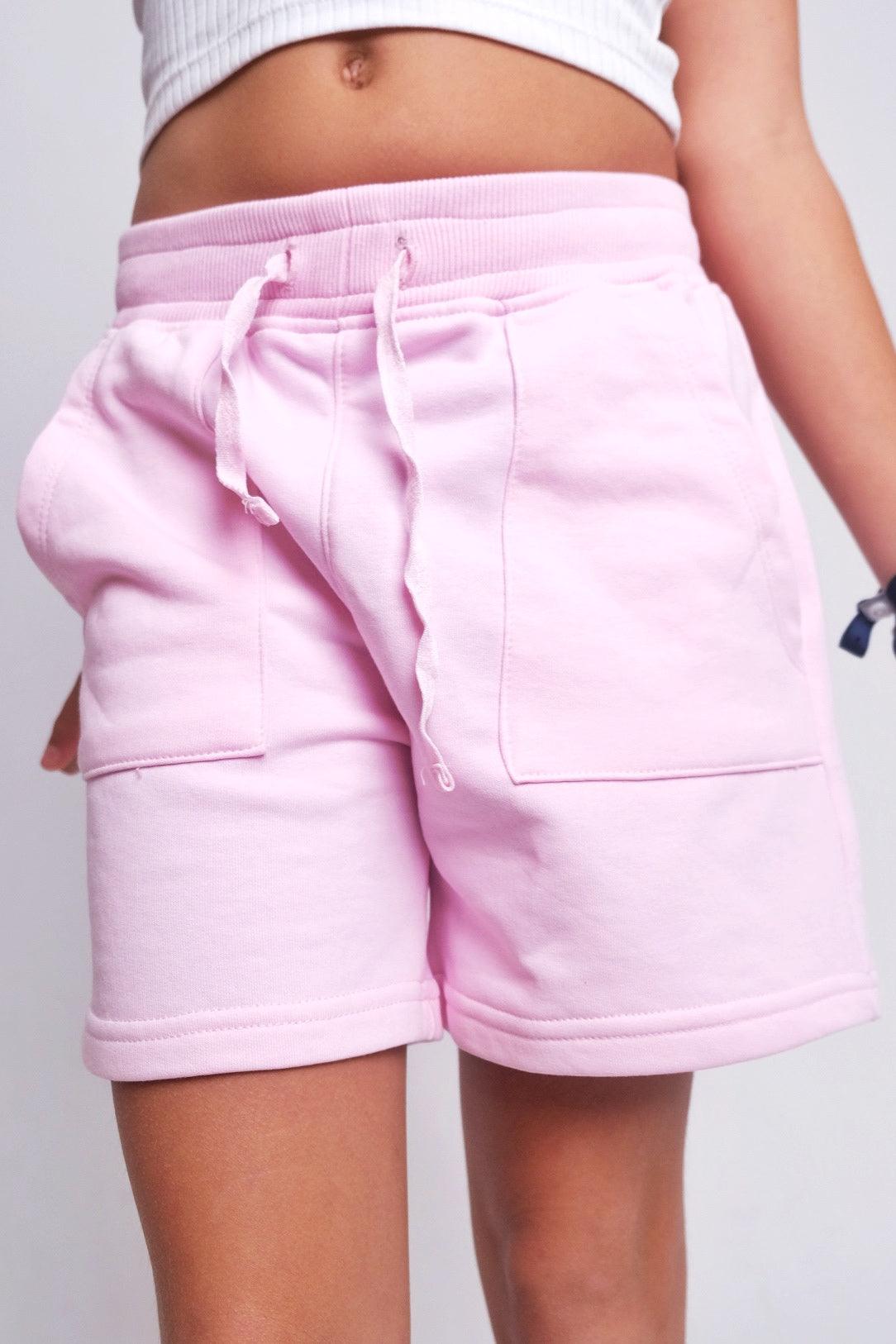 Girls' Pink Comfy Shorts - Ourkids - Playmore