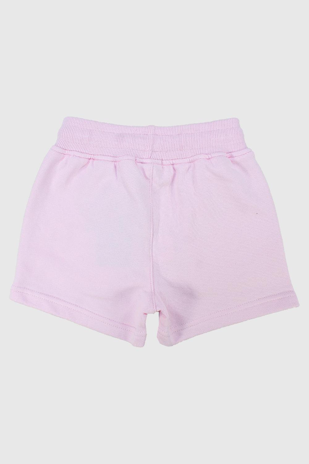 Girls' Pink Comfy Shorts - Ourkids - Playmore