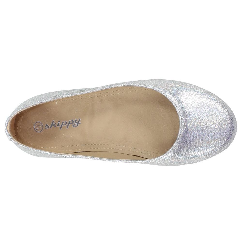 Girls' Silver Ballerina - Ourkids - Skippy