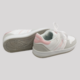 Girls' White Sneakers - Ourkids - Zarzour