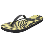 Girls' Yellow Tiger Flip-Flops - Ourkids - PUZZLE