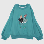 Girly Long-Sleeved Sweatshirt - Ourkids - Quokka