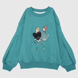 Girly Long-Sleeved Sweatshirt - Ourkids - Quokka