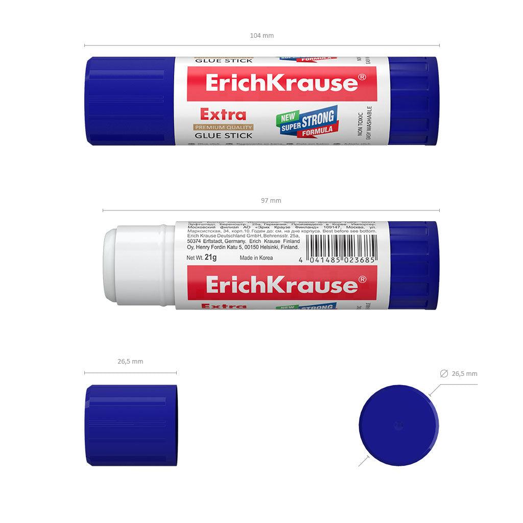 Glue stick ErichKrause® Extra, 21 g - Ourkids - Erich Krause