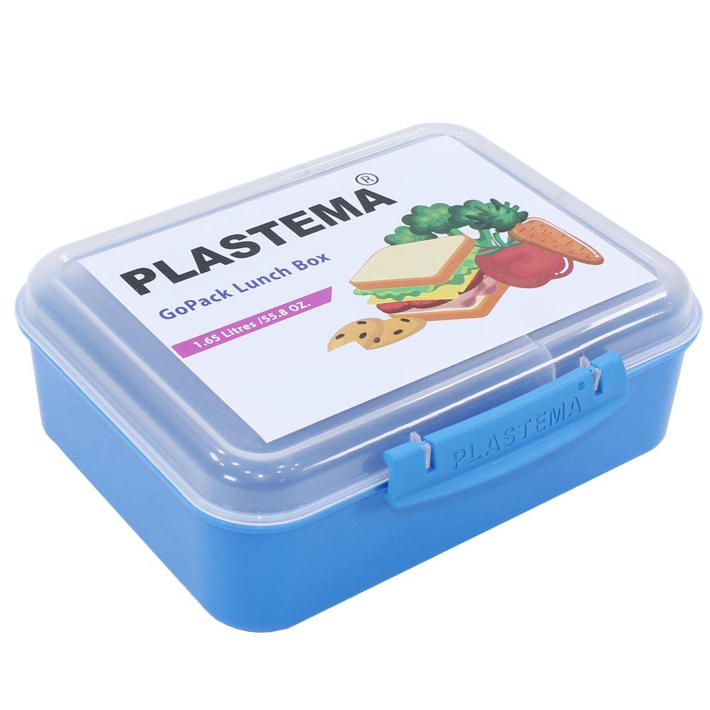 Go Pack Lunch Box 1.65 L - Blue - Ourkids - Plastema