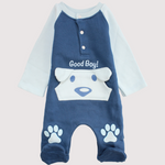 Good Boy Long-Sleeved Baby Footie - Ourkids - Junior