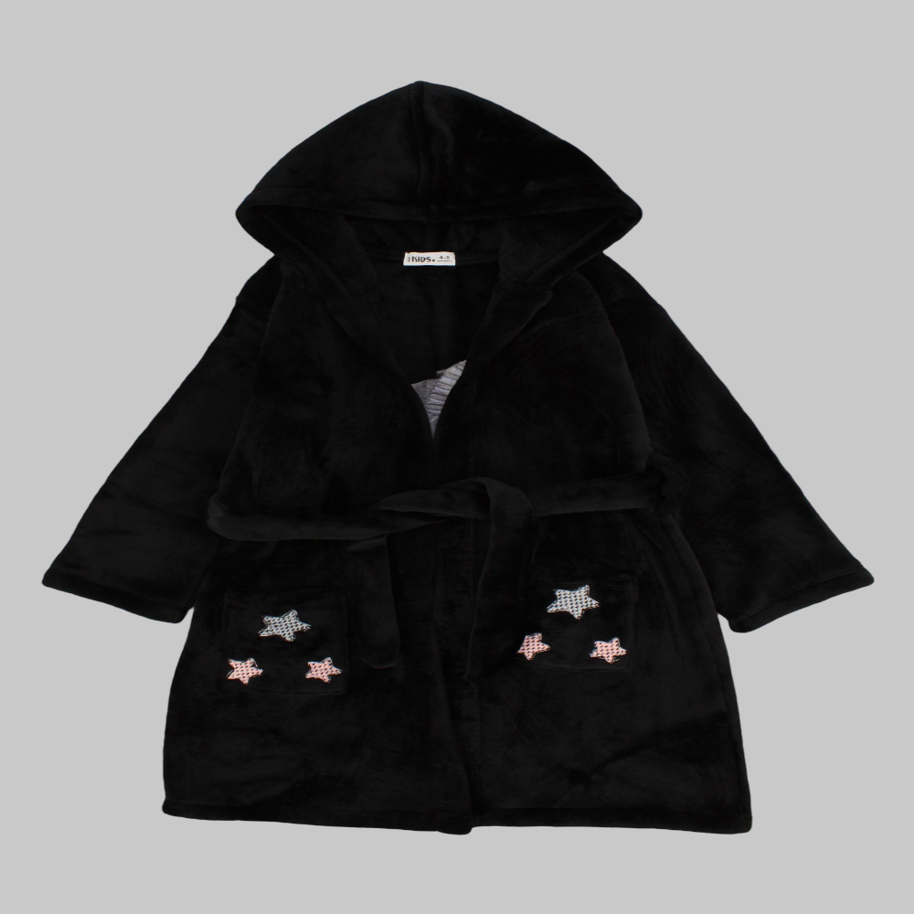 Good Night Star Fleeced Robe - Ourkids - Ourkids