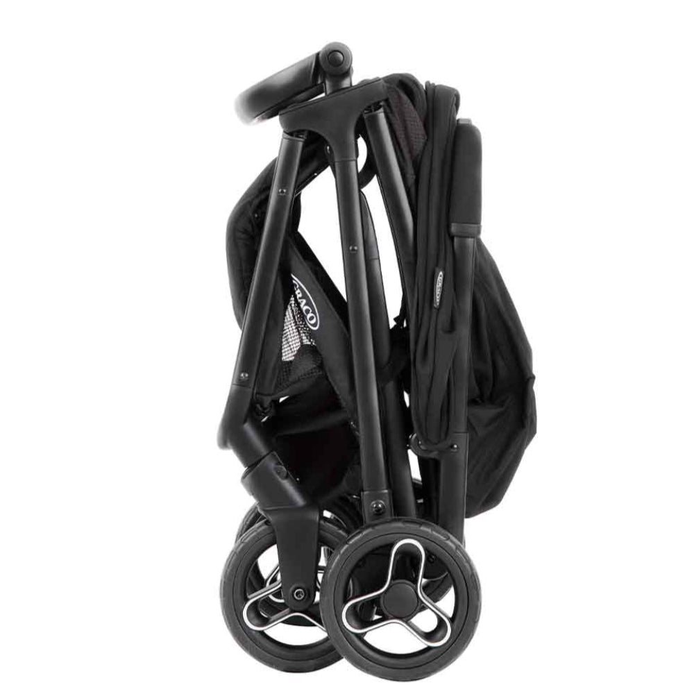 Graco Myavo Travel System Quick-folding Stroller and Infant Car Seat – Black