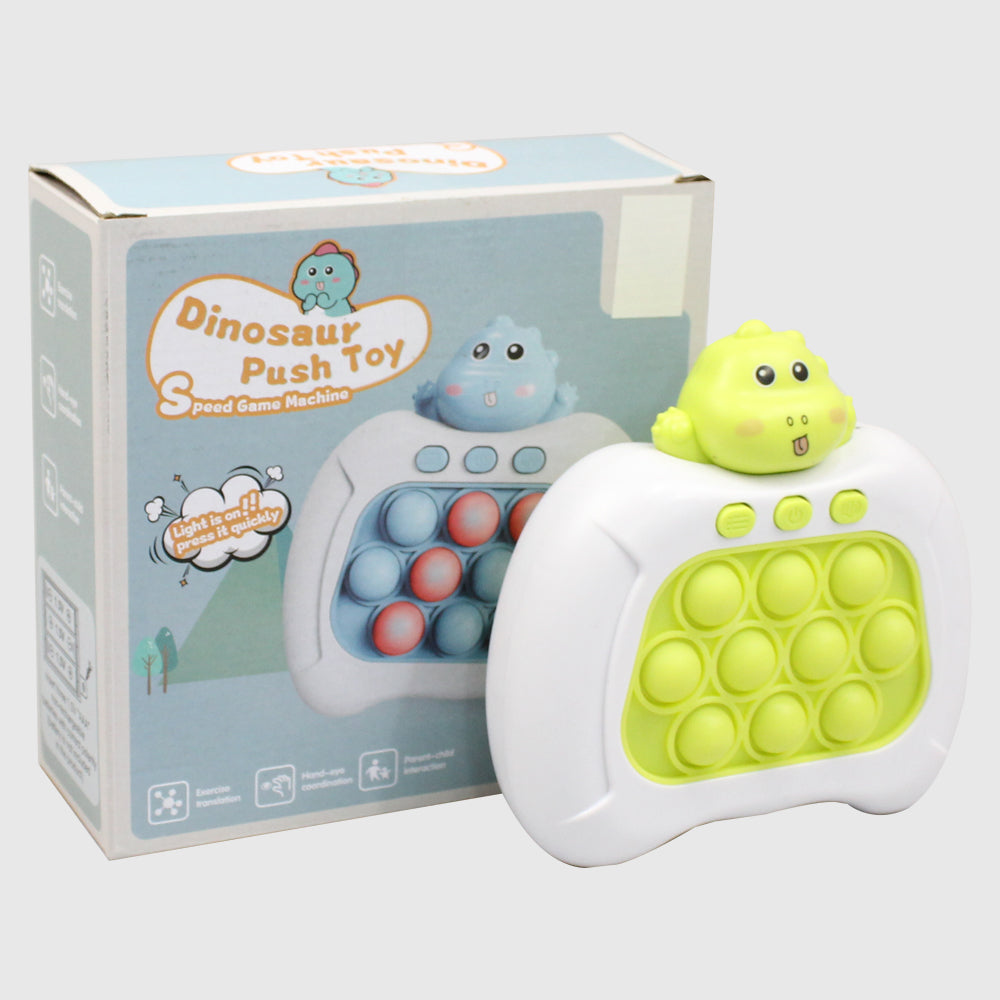 Green Dino Pop Push It Game Controller Bubble Sensory Fidget - Ourkids - OKO