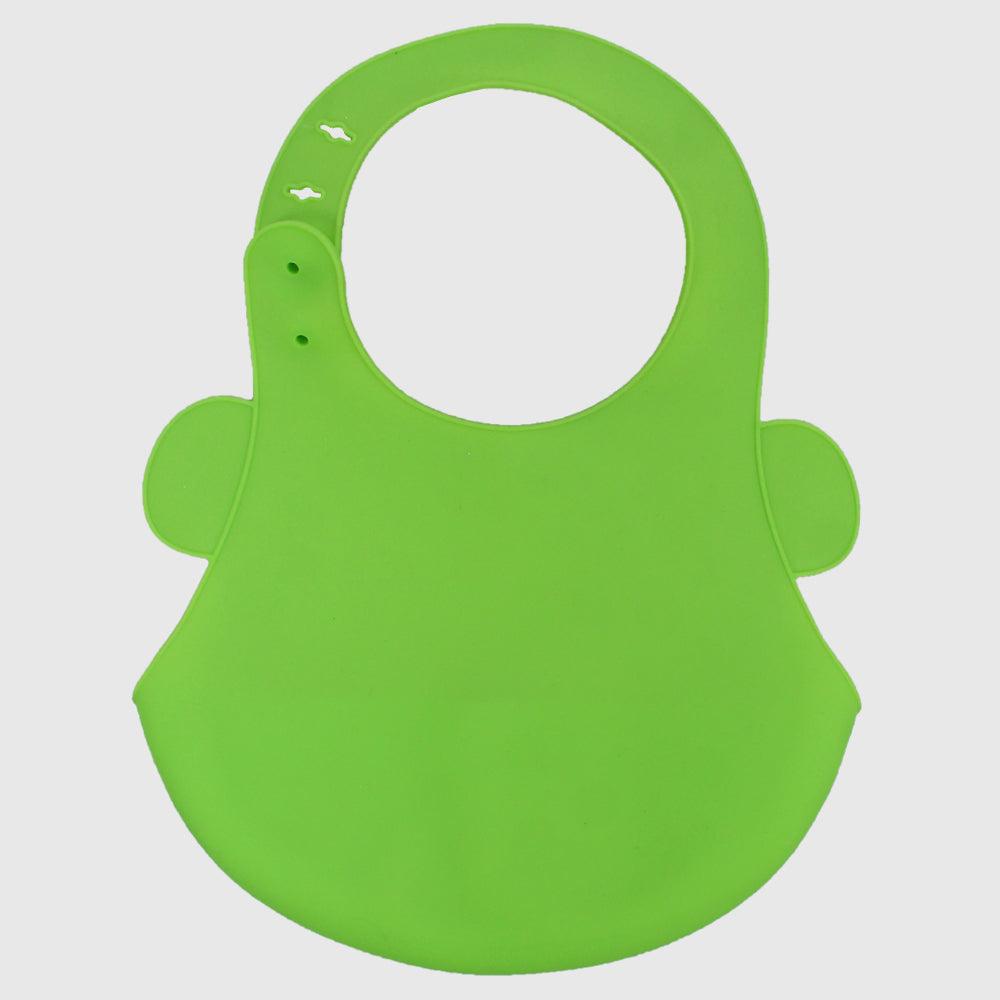 Green Silicone Bib - Ourkids - Bella Bambino