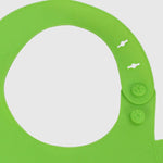 Green Silicone Bib - Ourkids - Bella Bambino