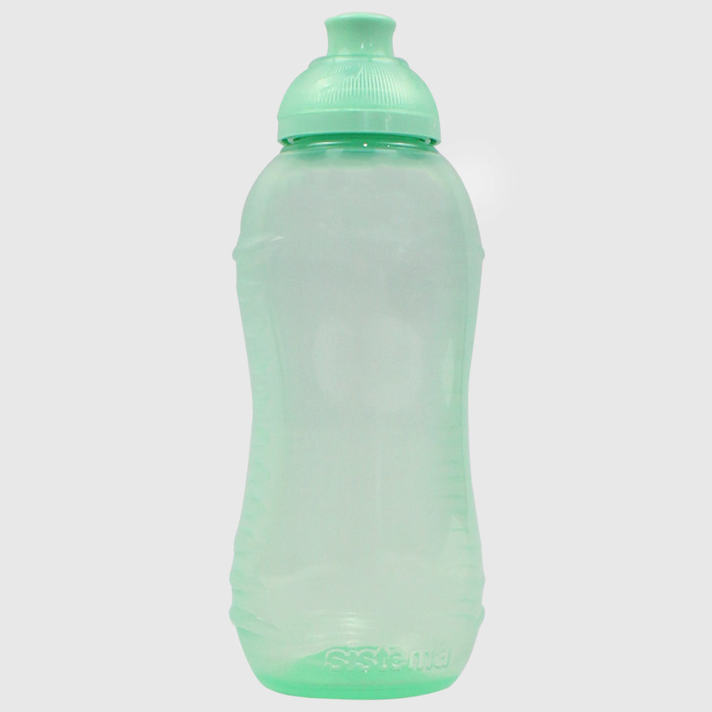 Green Sistema Twist 'N' Sip Hydration Squeeze Bottle - 330ml - Ourkids - Sistema