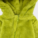 Green Teddy Fleeced Hooded Onesie - Ourkids - Ourkids