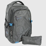 Grey 20 Inches Backpack + Pencil Case - Ourkids - 3M