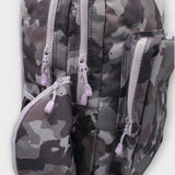 Grey Army 19 Inches Backpack + Pencil Case - Ourkids - Roco