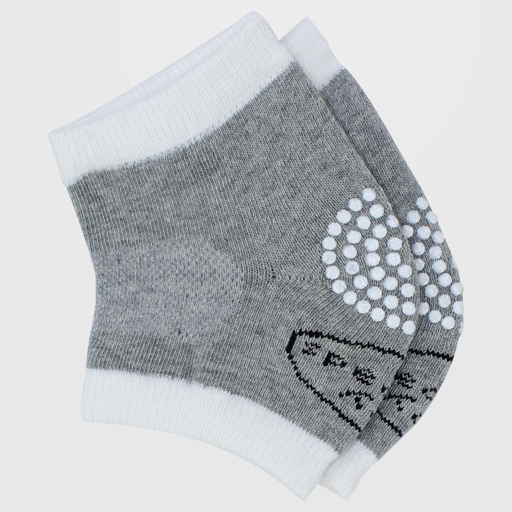 Grey Baby Knee Pads For Crawling - Ourkids - Bella Bambino