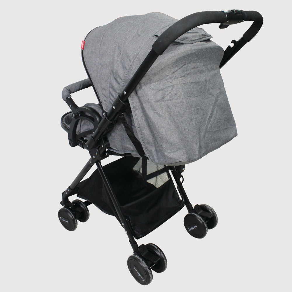 Grey Belecoo Baby Stroller - Ourkids - Belecoo