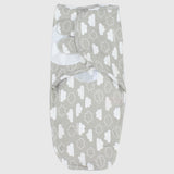 Grey Cloudy Baby Swaddle - Ourkids - Bella Bambino