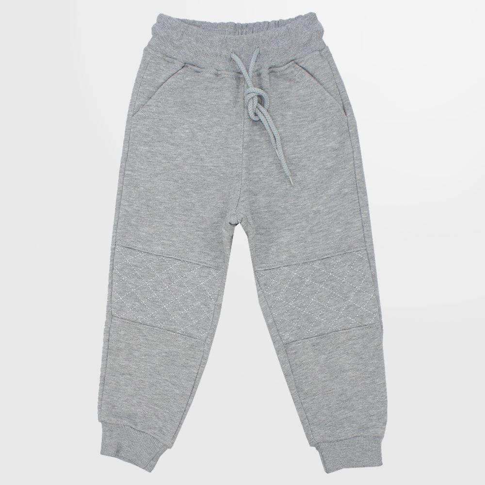 Grey Fleeced Sweatpants - Ourkids - Ourkids