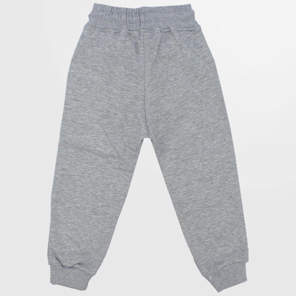 Grey Fleeced Sweatpants - Ourkids - Ourkids