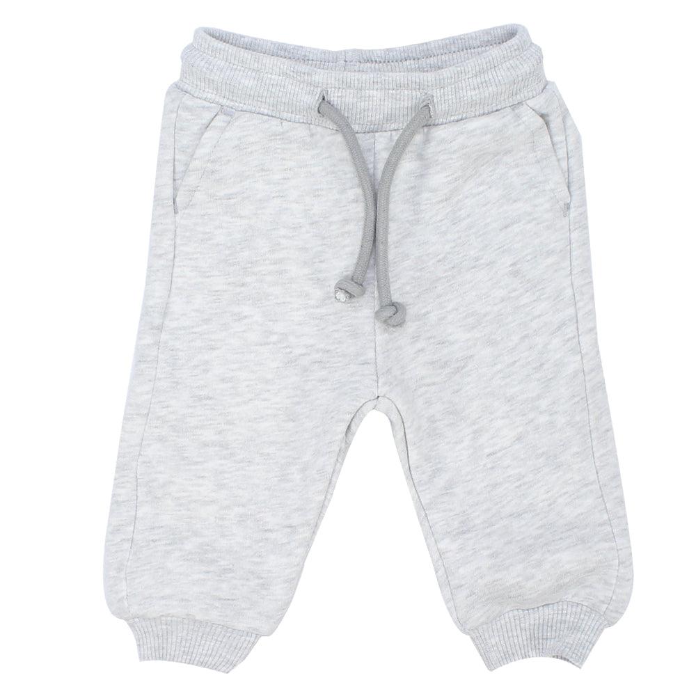 Grey Fleeced Sweatpants - Ourkids - Playmore