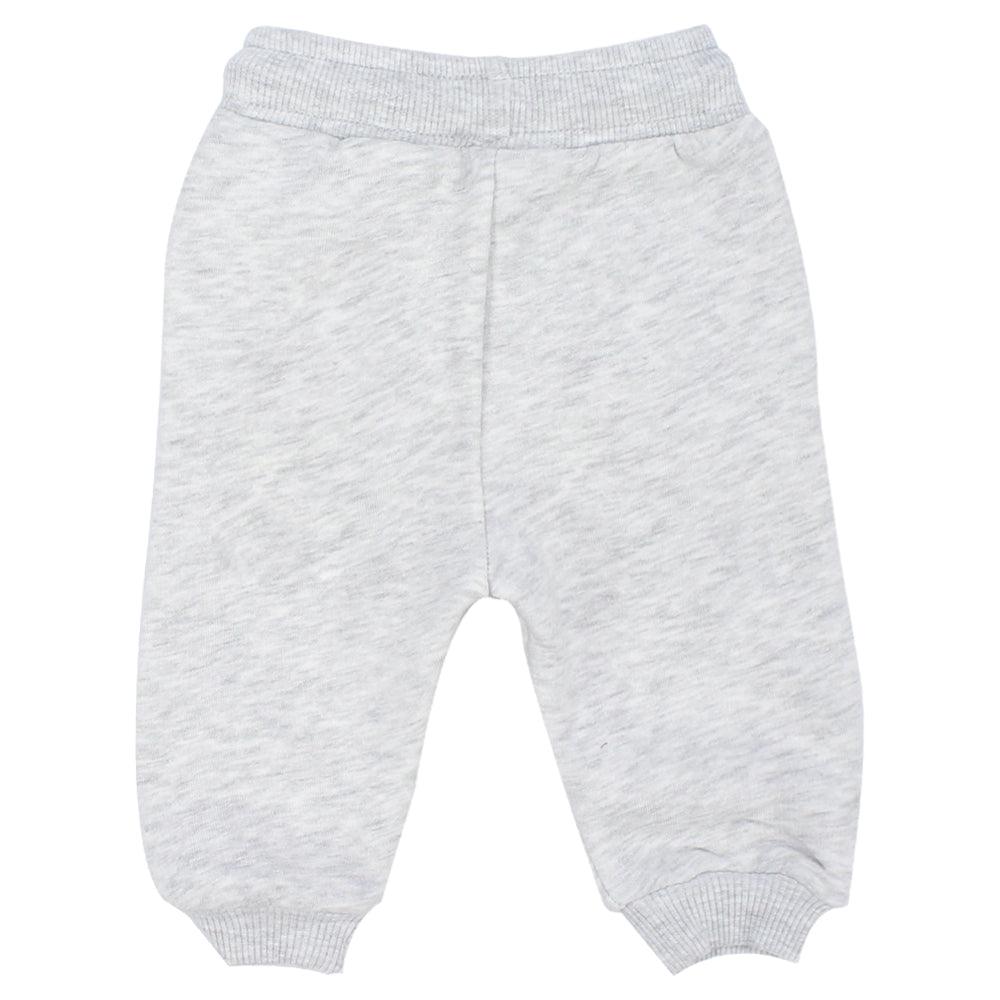 Grey Fleeced Sweatpants - Ourkids - Playmore